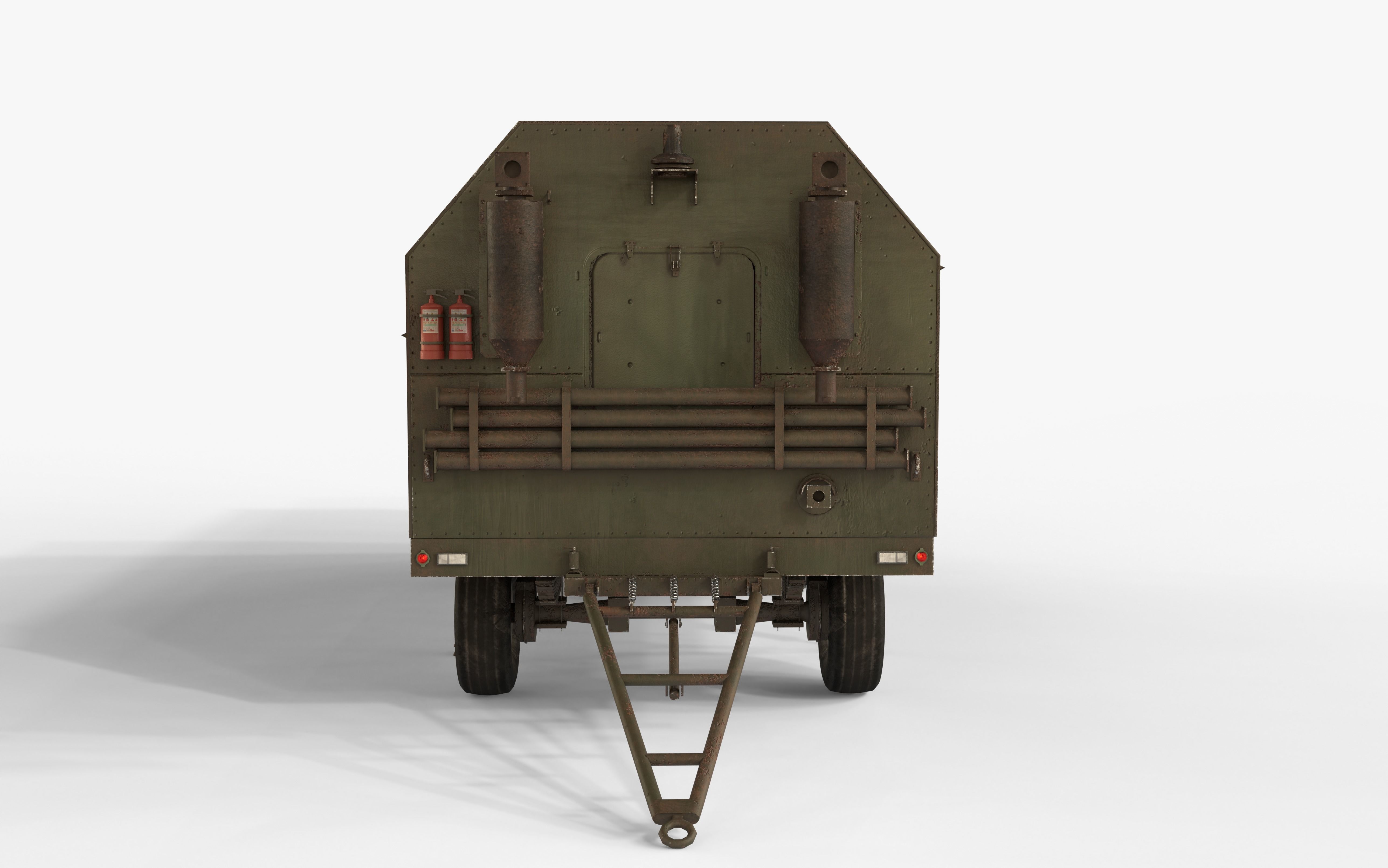 DES 5I57A Military Russian vehicle 5I57A Low-poly 3D model_13