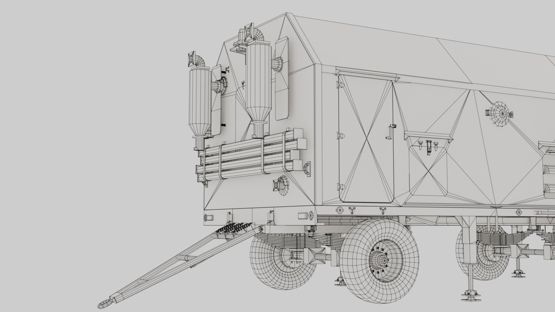 DES 5I57A Military Russian vehicle 5I57A Low-poly 3D model_5