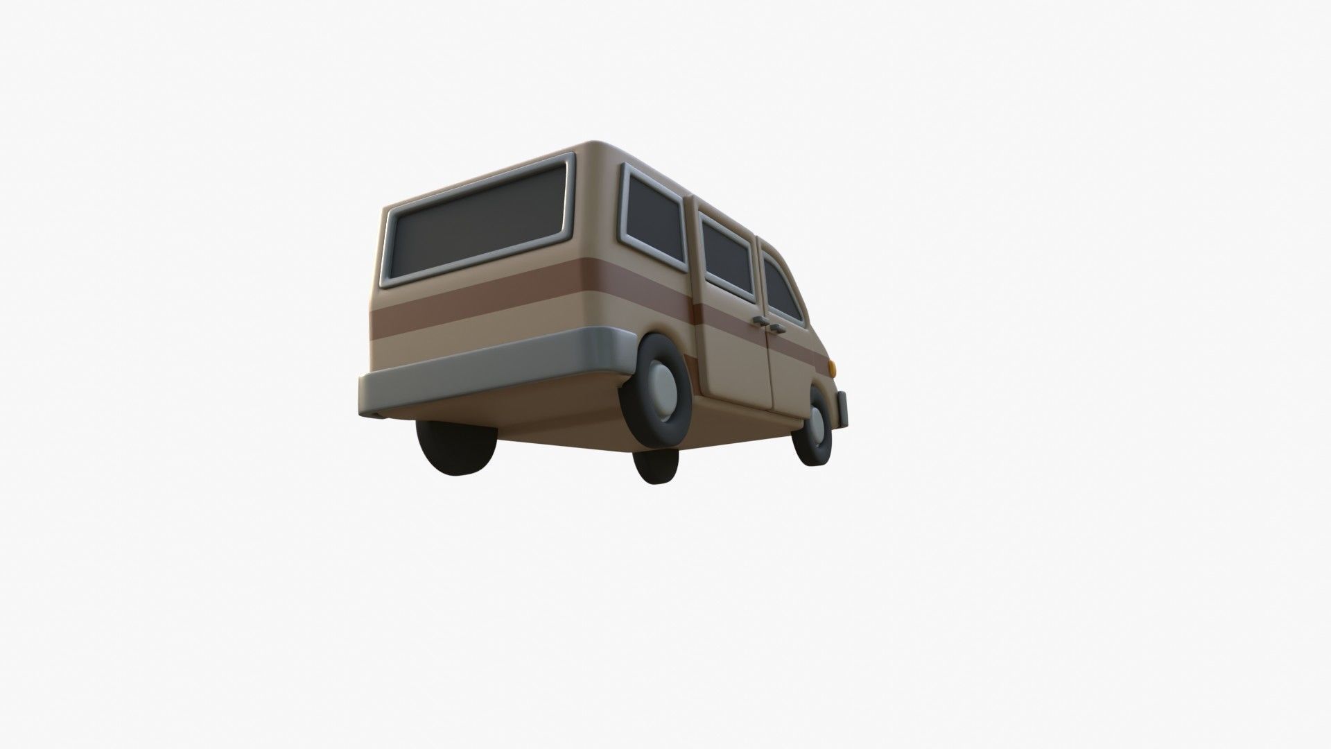 Van Car 3D model_11