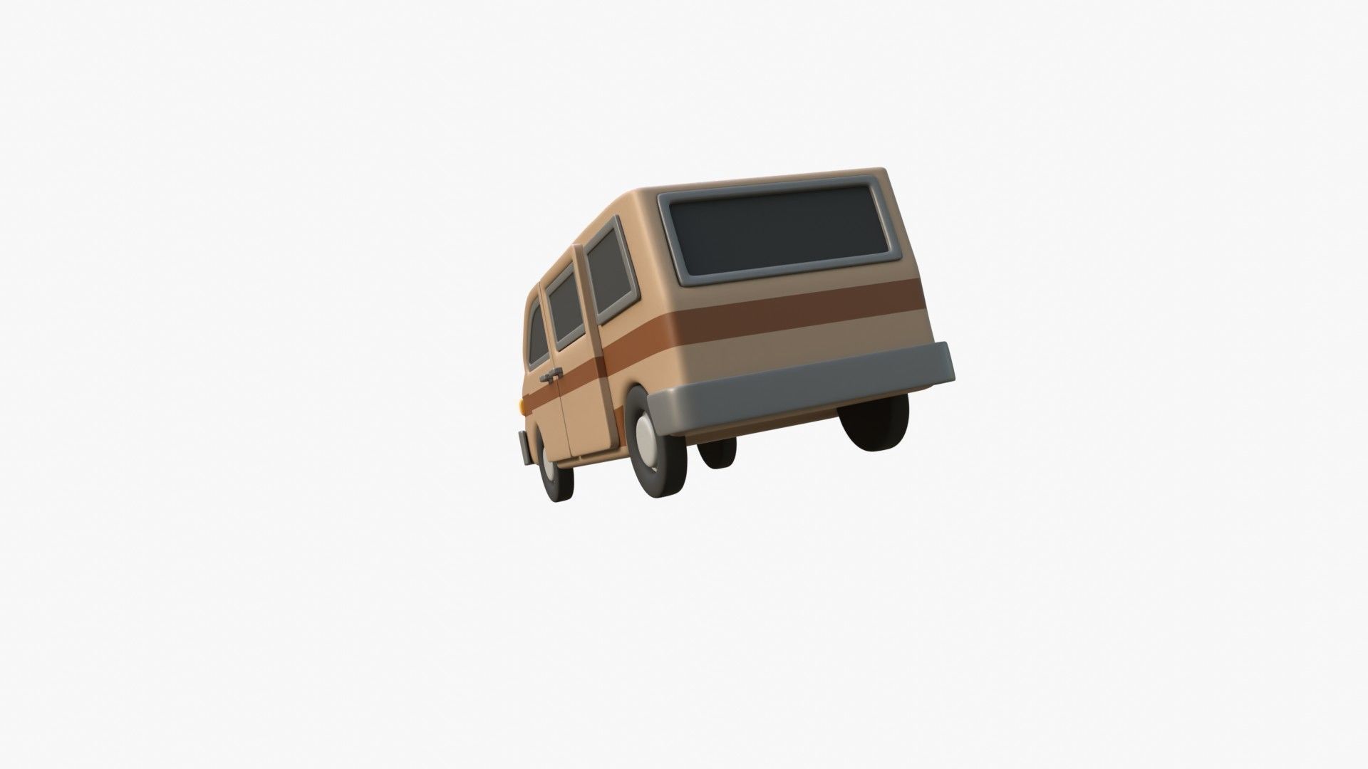 Van Car 3D model_8