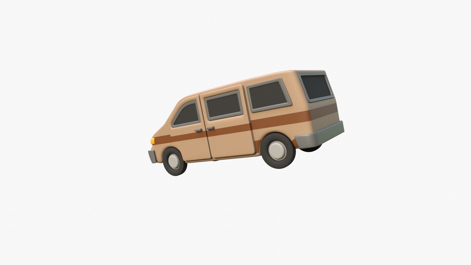 Van Car 3D model_6