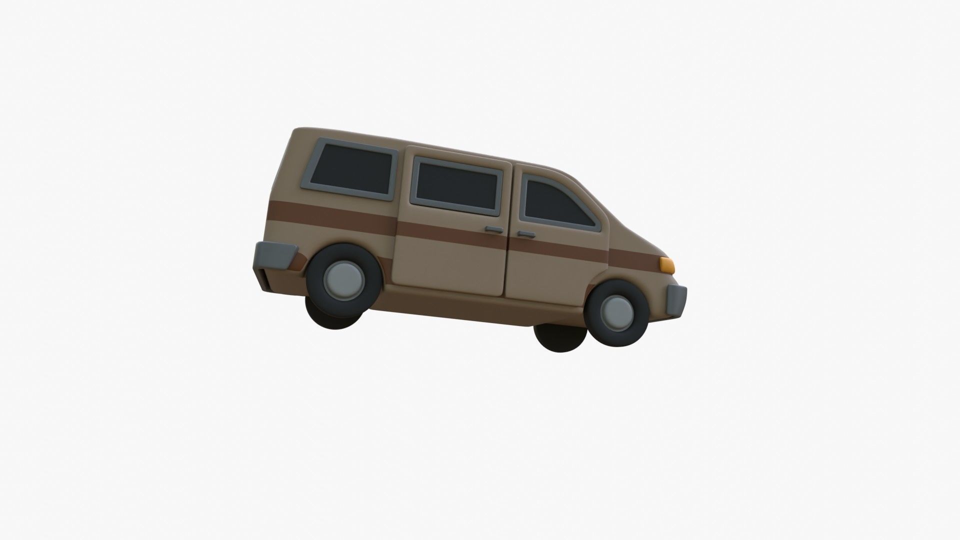 Van Car 3D model_14