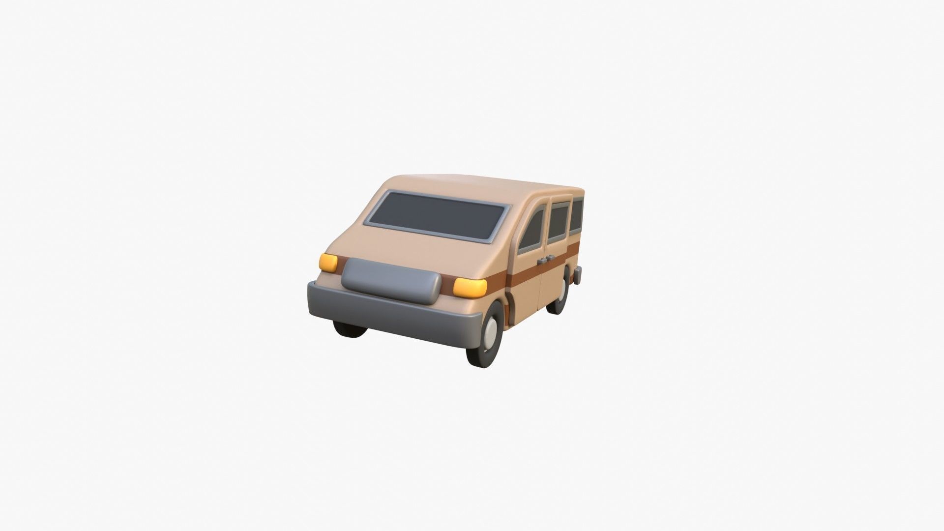 Van Car 3D model_18