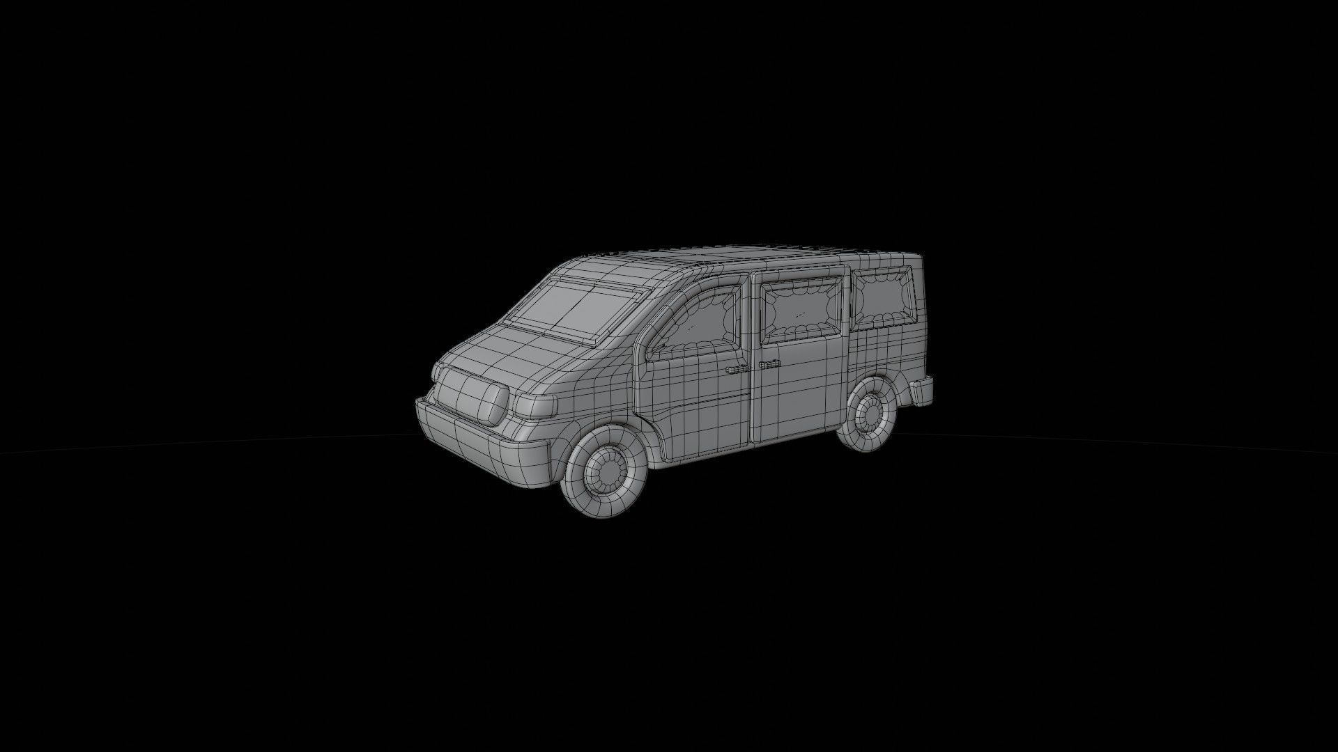 Van Car 3D model_19