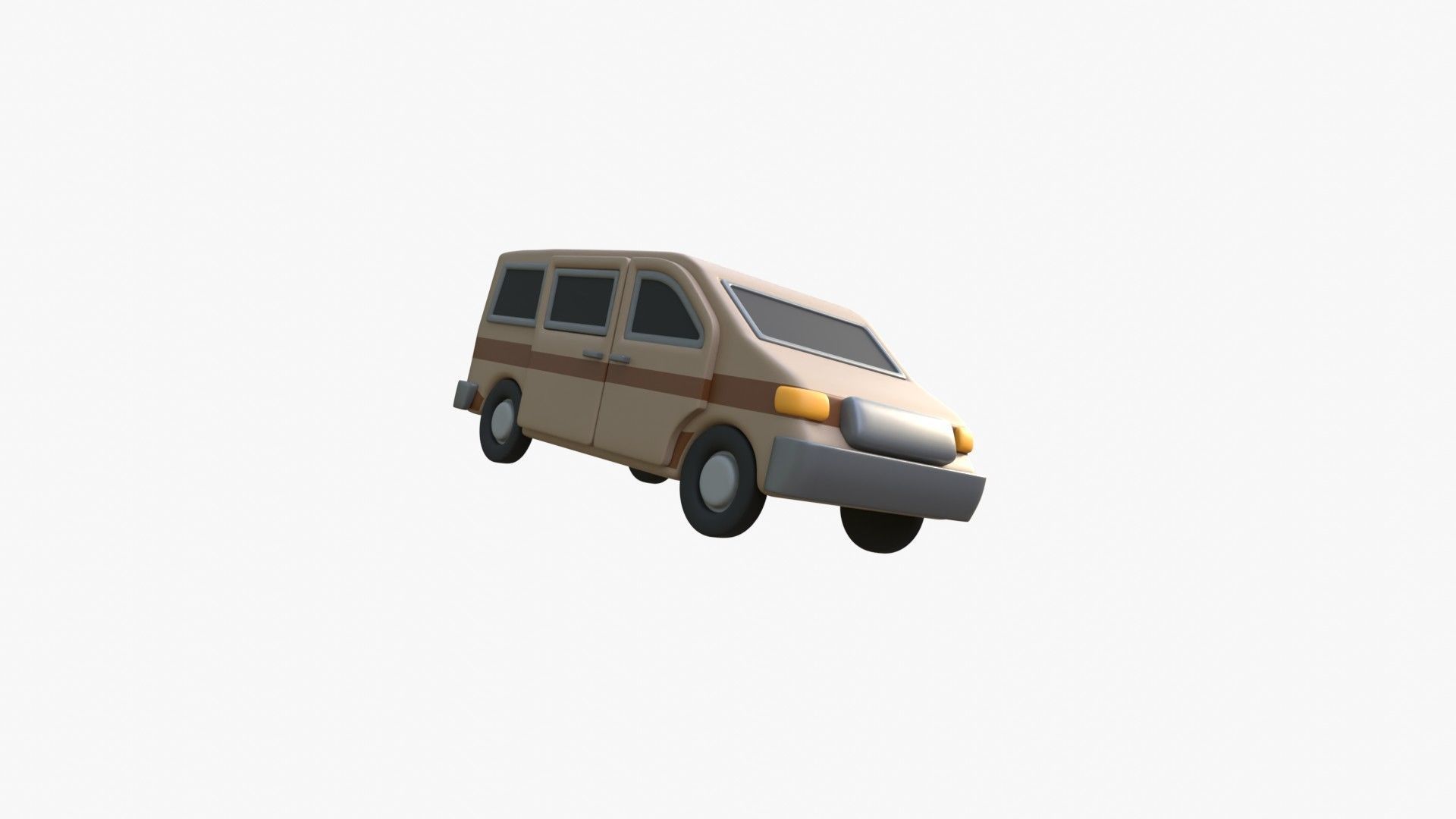 Van Car 3D model_16