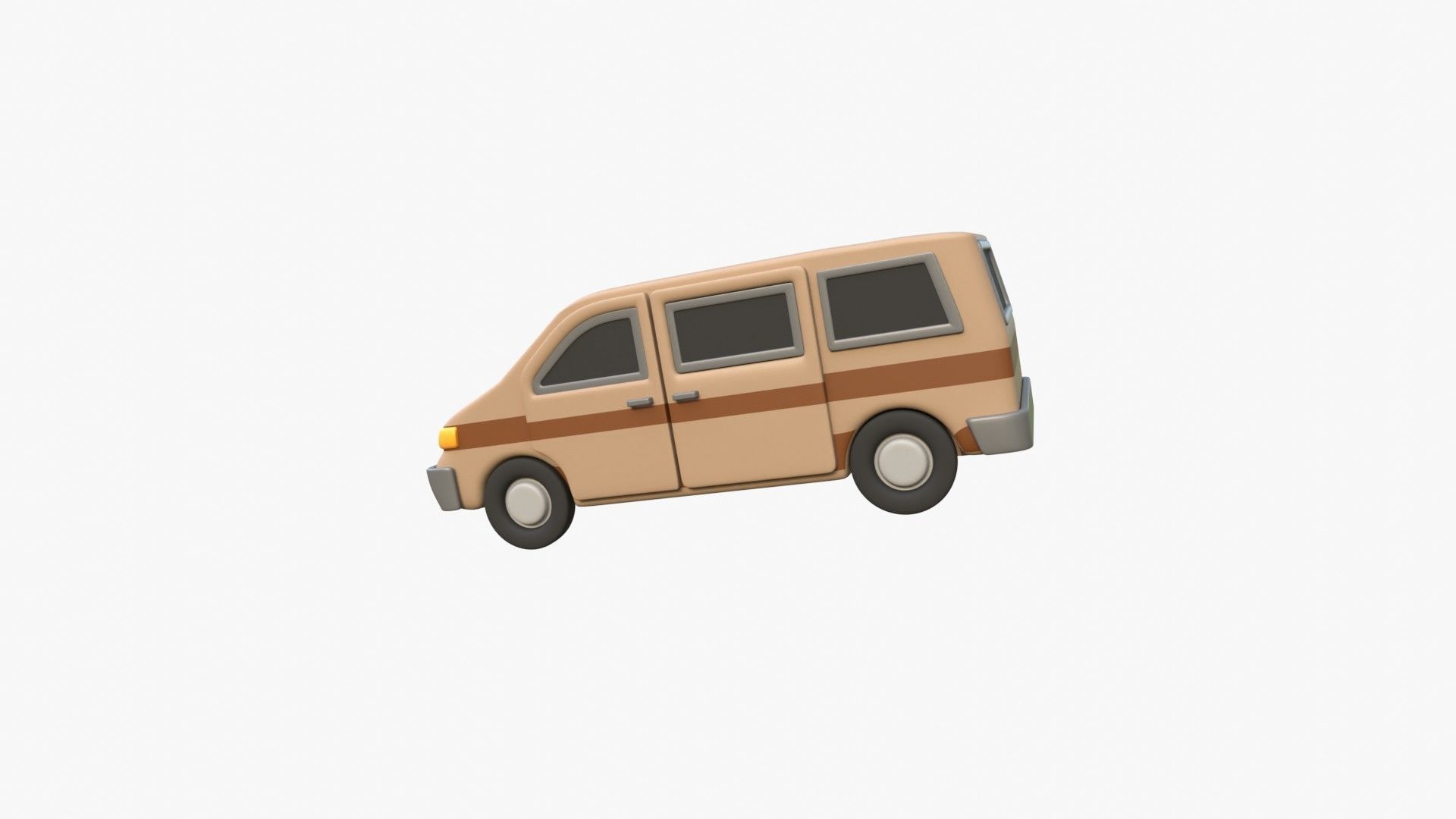 Van Car 3D model_5