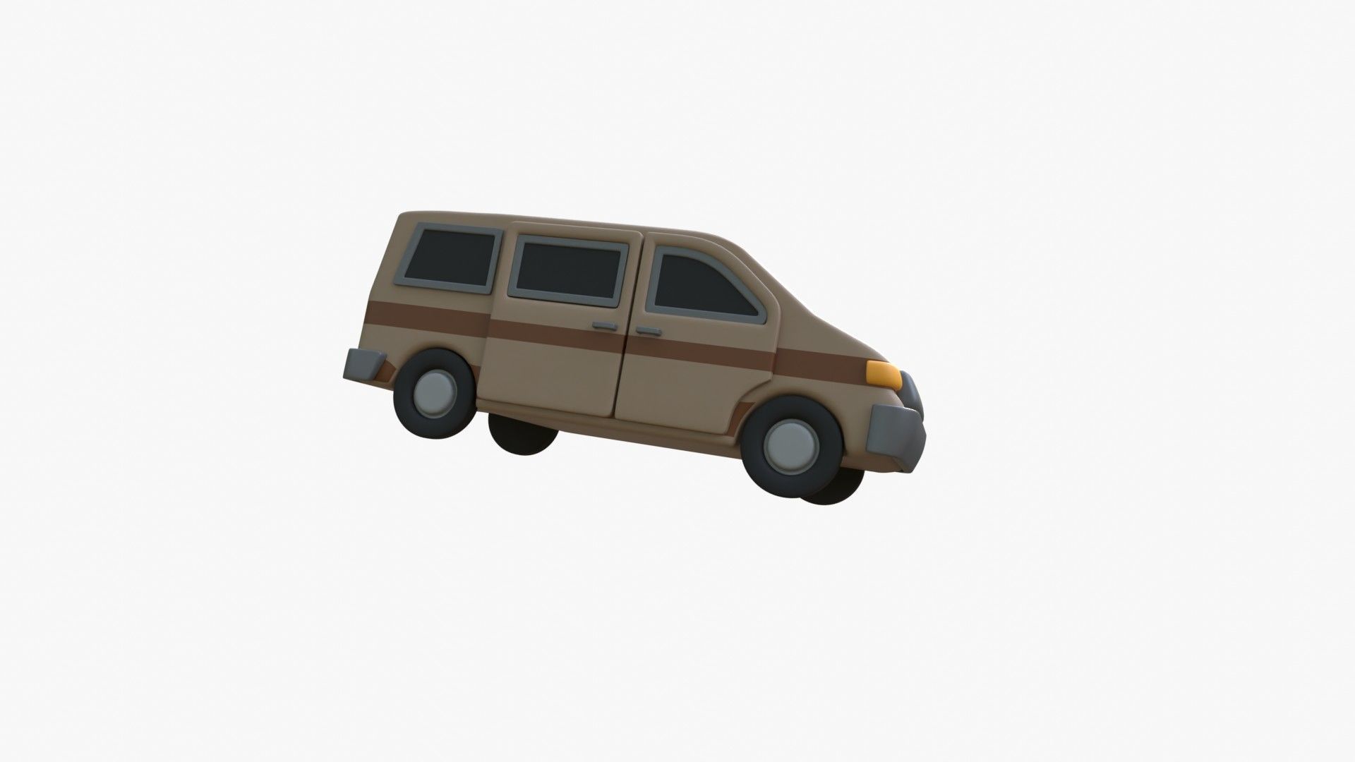 Van Car 3D model_15