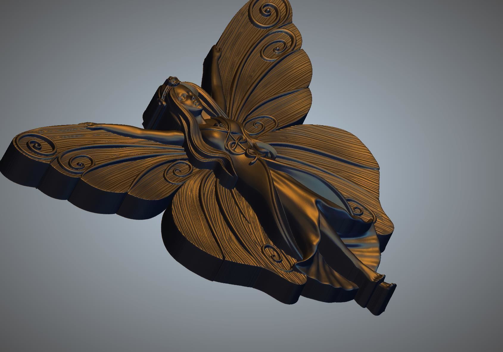 BUTTERFLY 3D print model_2