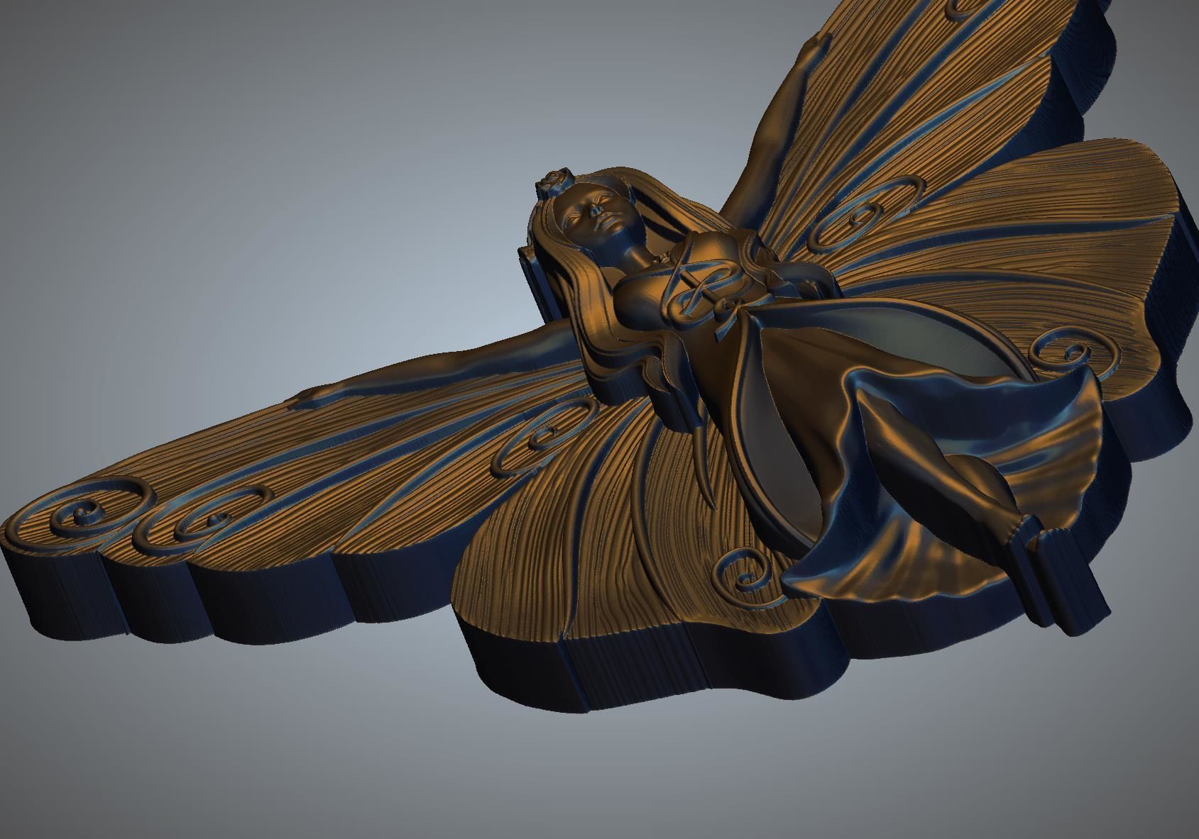 BUTTERFLY 3D print model_4