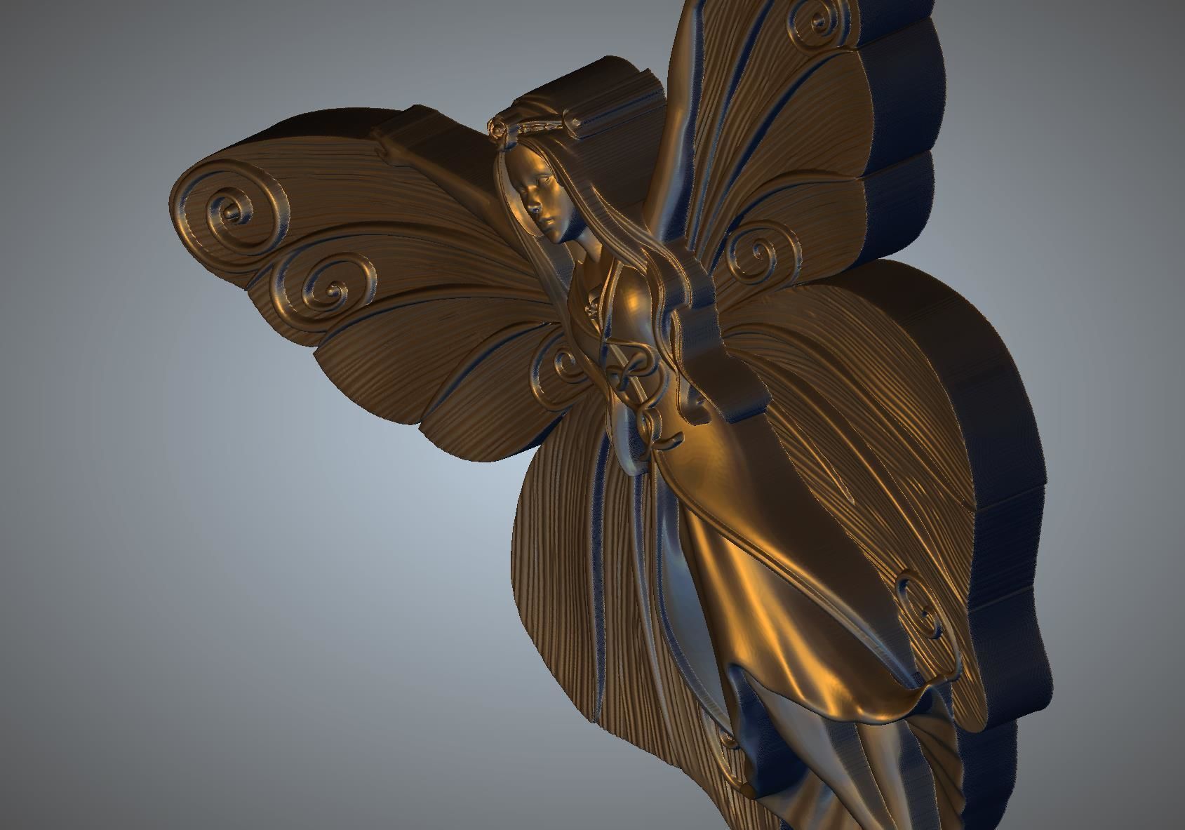 BUTTERFLY 3D print model_3