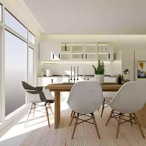 Modern Kitchen 3D Model