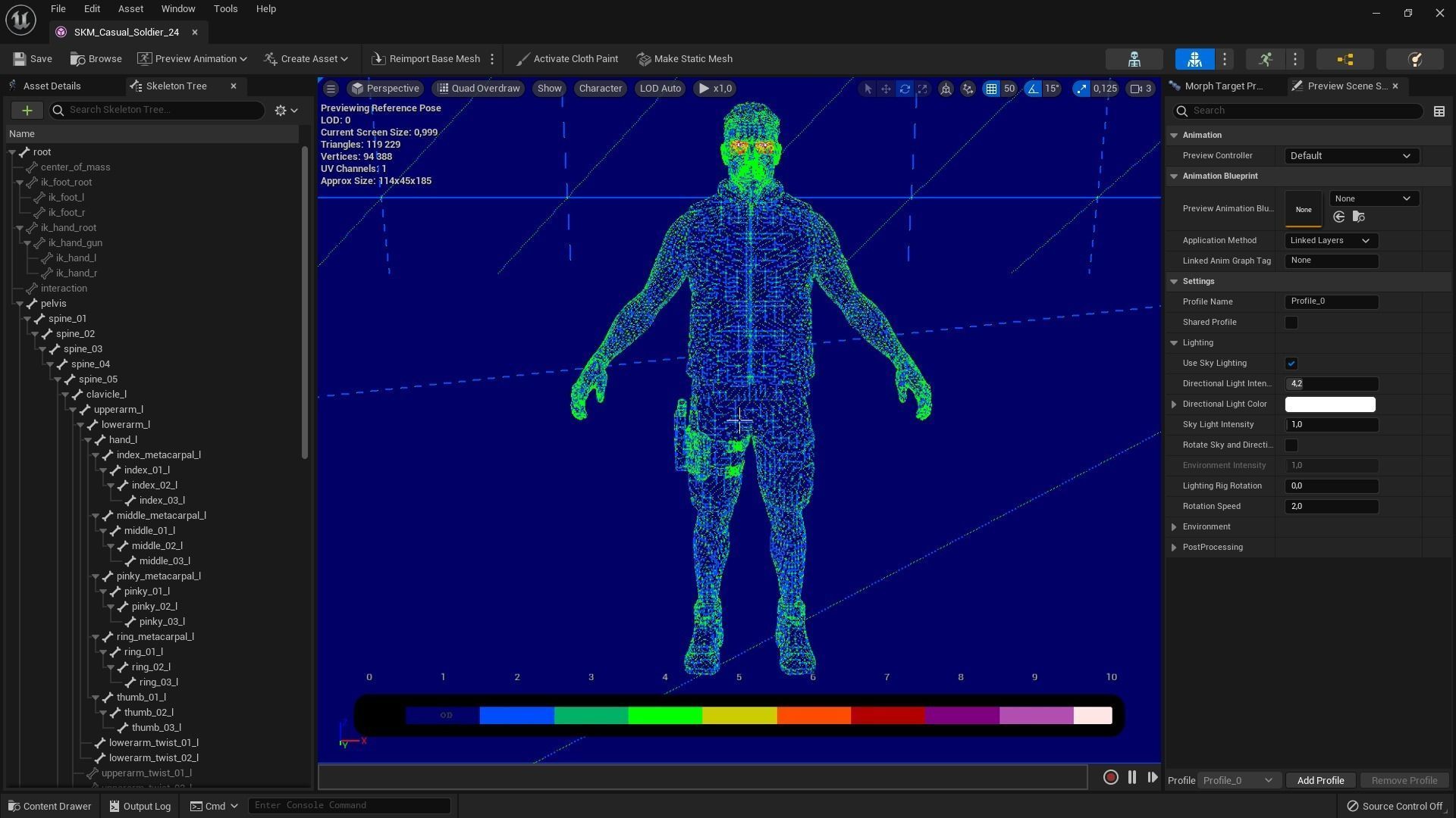 Casual Soldier 24 Low-poly 3D model_4