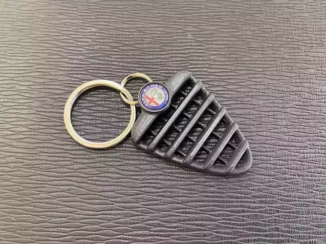 Alfa Romeo 147 Front Grill Keychain 3D print model