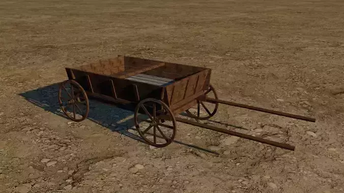 Wooden cart