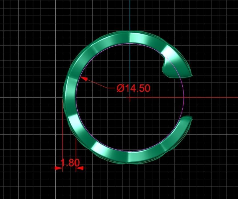 COCO CRUSH SINGLE EARRING 3D print model_7