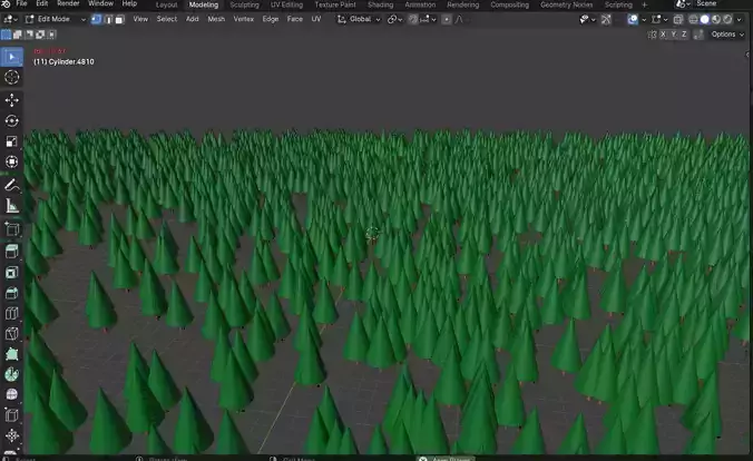 giant forest game map-trees only