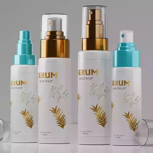 3D Beauty Sprey Bottle Set model