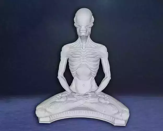 Alien Meditation Facehugger Ellen Ripley Xenomorph Newt 3D print model