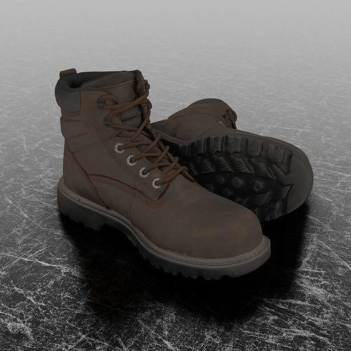 WOLWERINE 3D BOOTS Low-poly 3D model