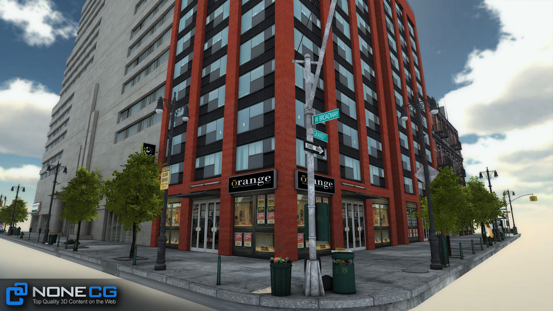 NYC Block 6 Unity Free low-poly 3D model_9