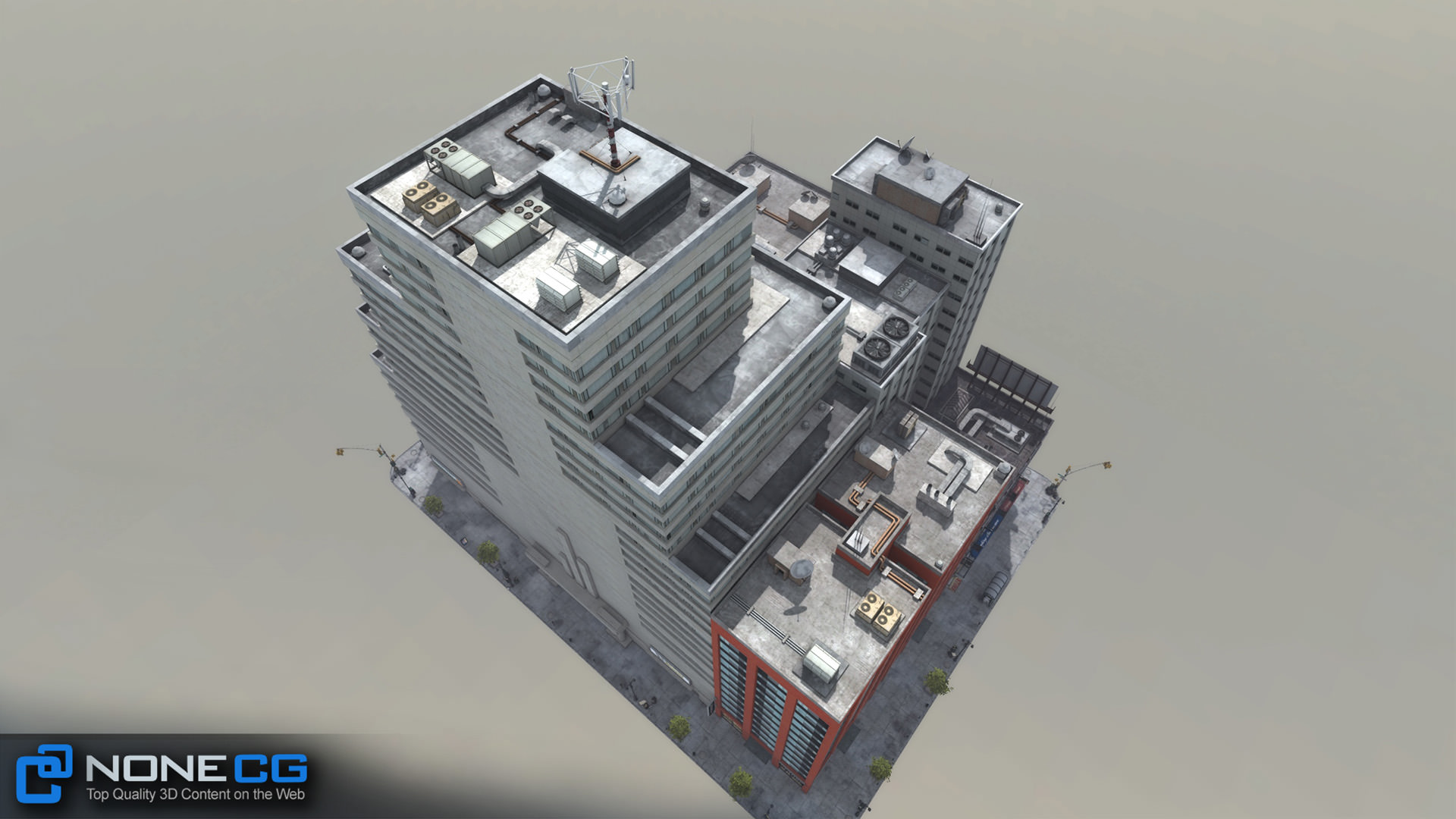 NYC Block 6 Unity Free low-poly 3D model_25