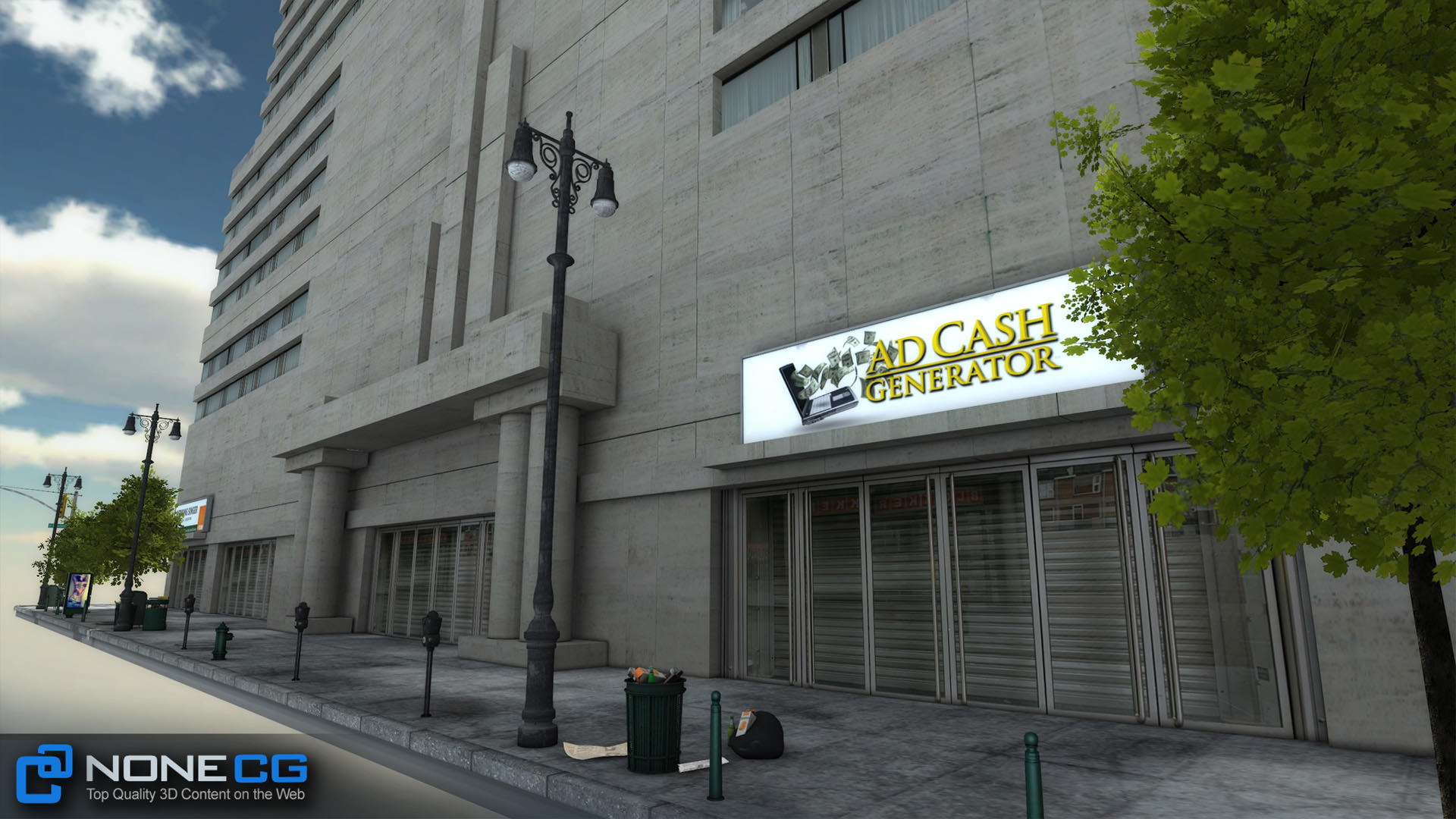 NYC Block 6 Unity Free low-poly 3D model_10