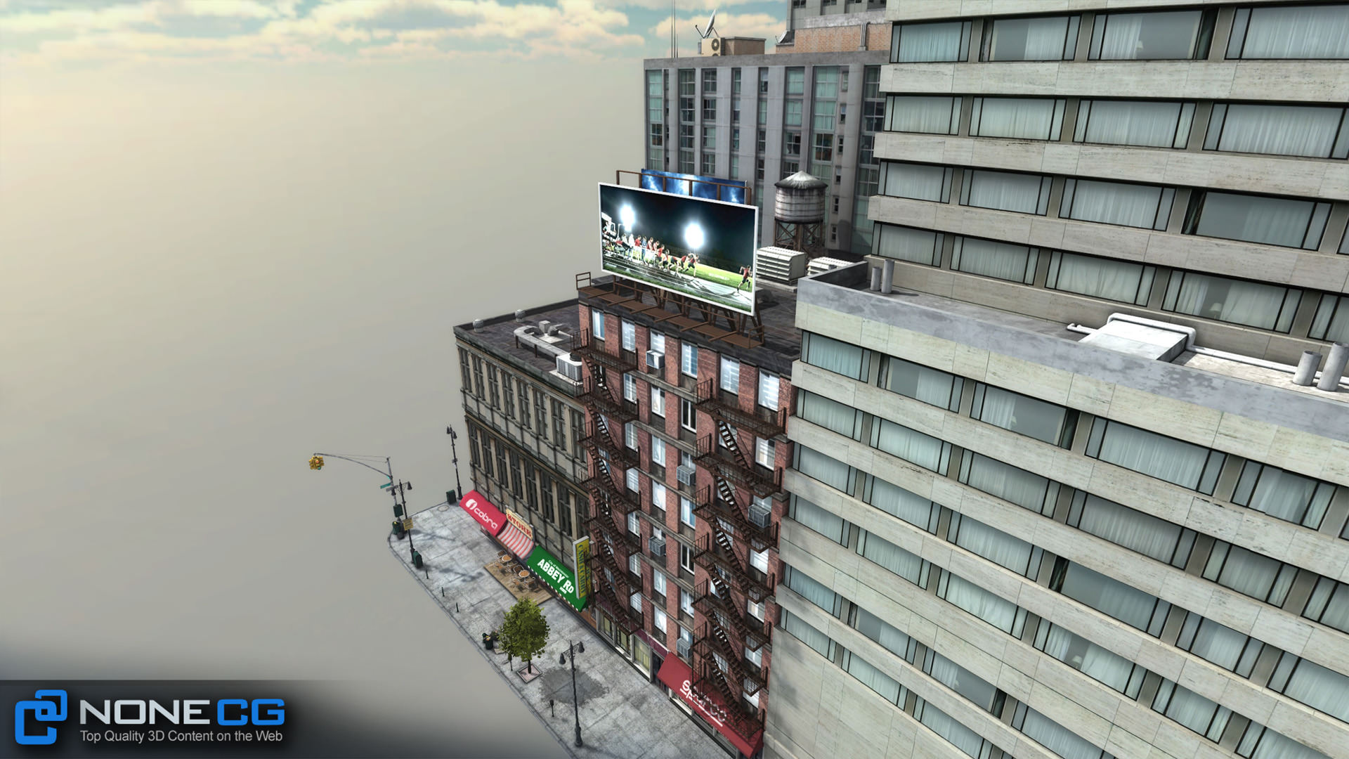NYC Block 6 Unity Free low-poly 3D model_23