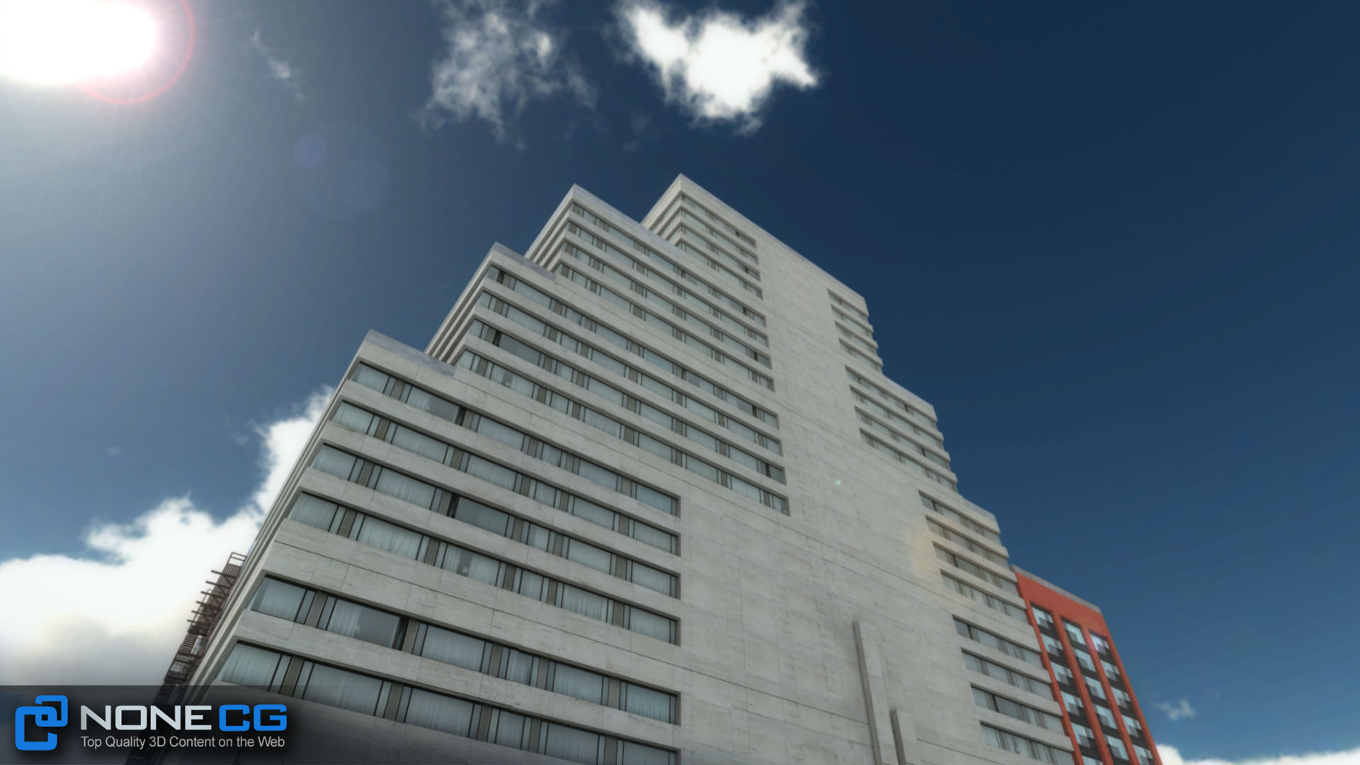 NYC Block 6 Unity Free low-poly 3D model_11