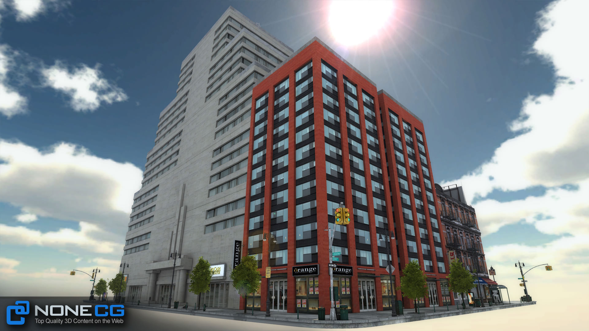 NYC Block 6 Unity Free low-poly 3D model_21