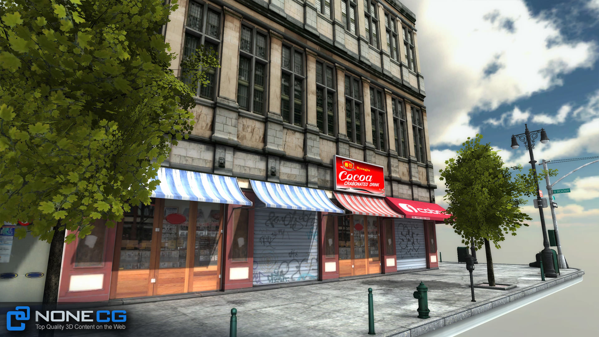 NYC Block 6 Unity Free low-poly 3D model_5