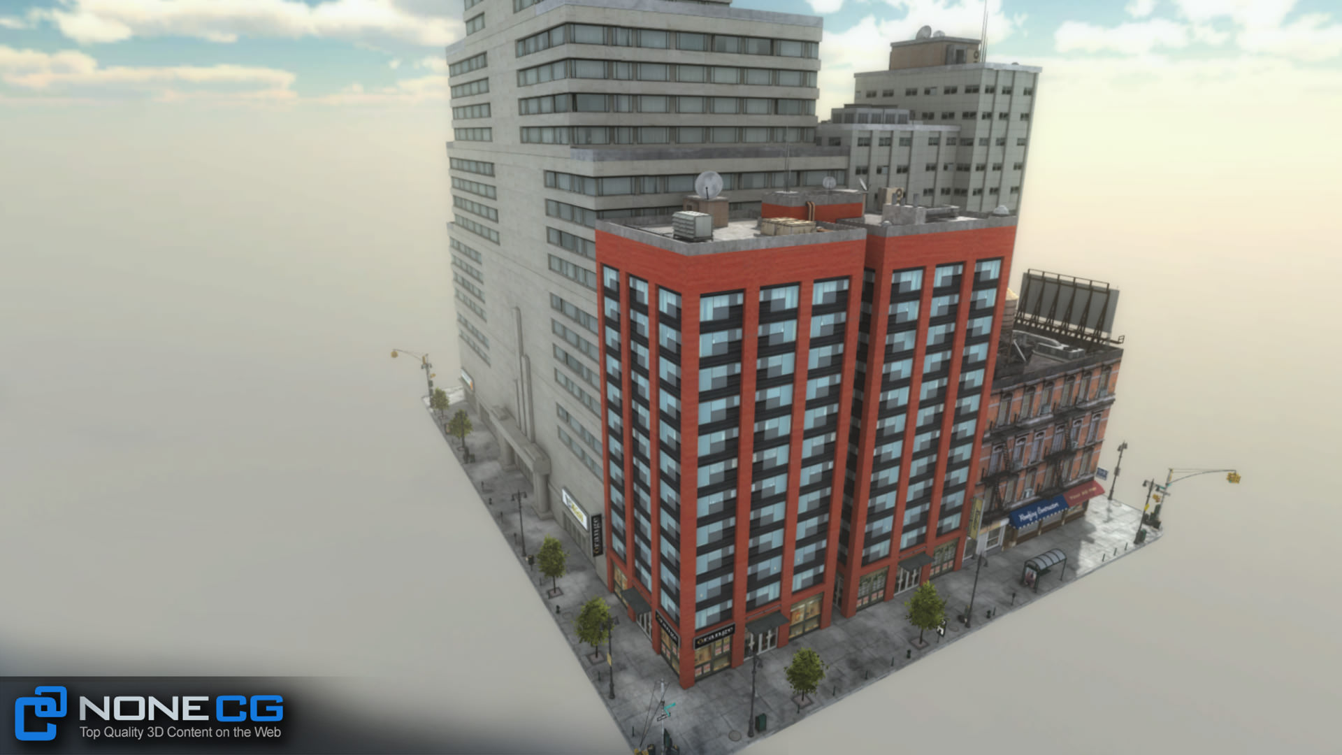 NYC Block 6 Unity Free low-poly 3D model_22