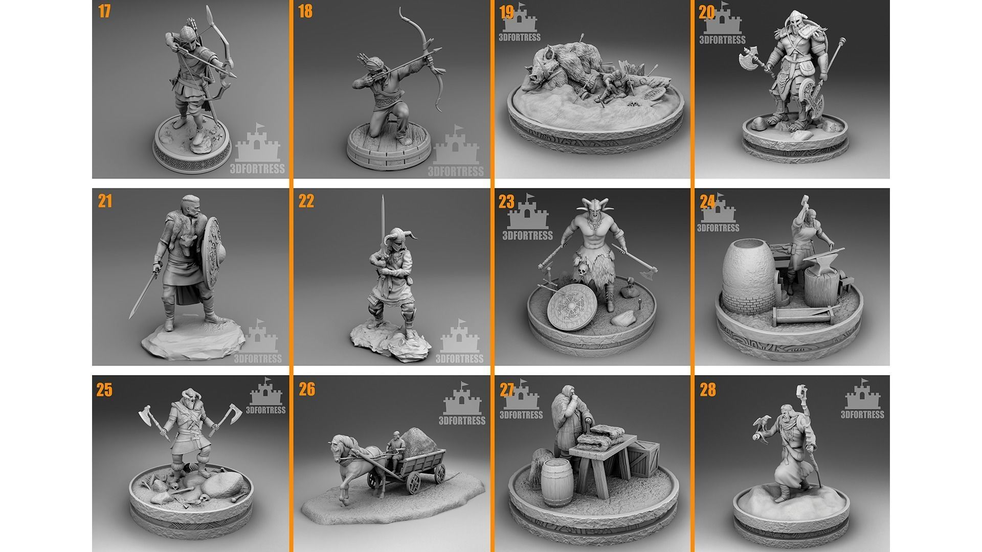 Vikings - Global Remaster 3D Model Collection_1