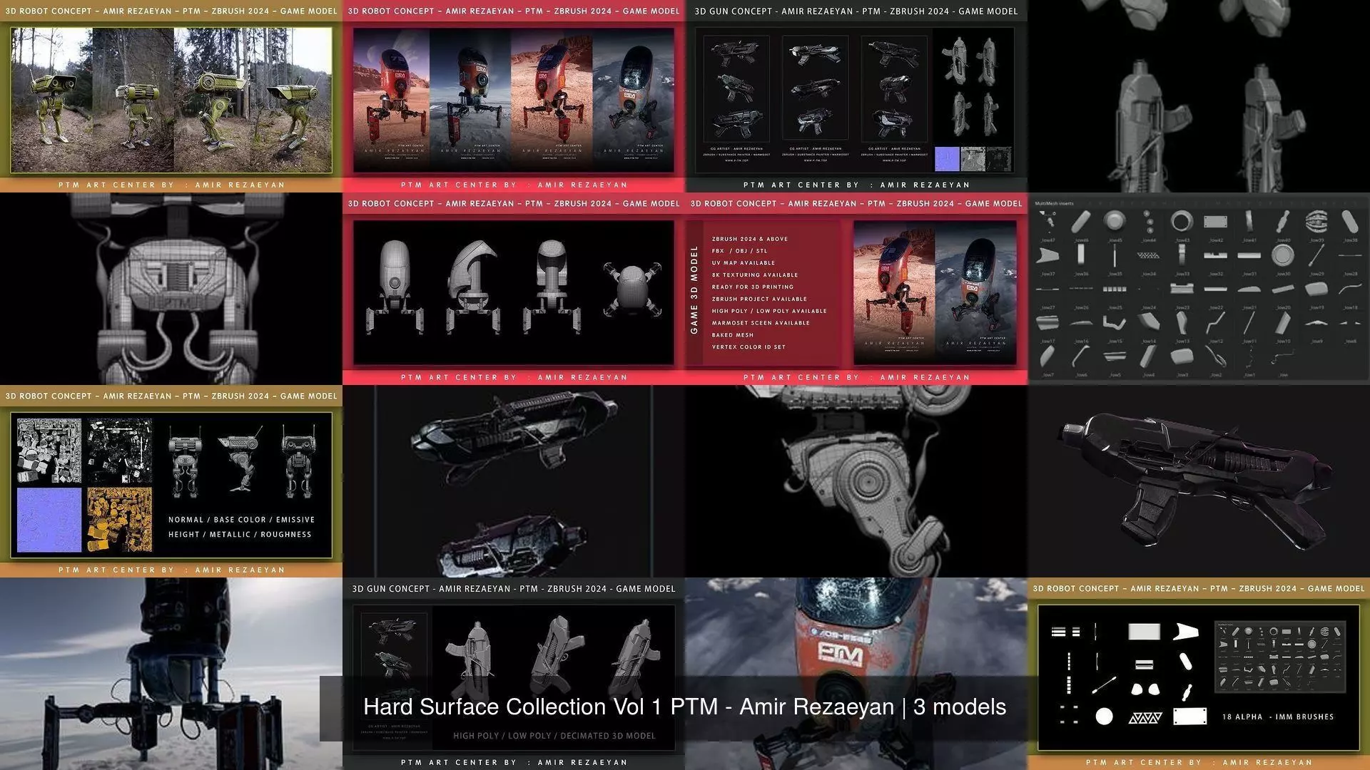 Hard Surface Collection Vol 1 PTM - Amir Rezaeyan _0