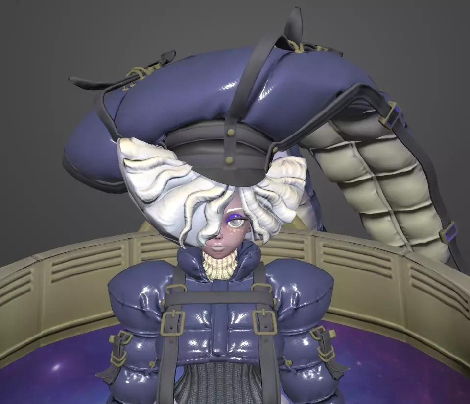 dislyte zora 3D model_0