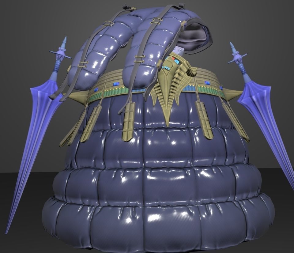 dislyte zora 3D model_4