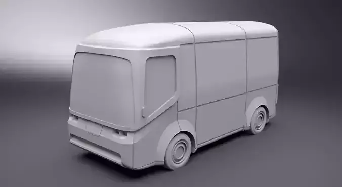 Arrival electric minivan scale model 3D print model