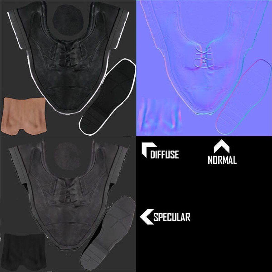 Business Man 01 A Low-poly 3D model_17