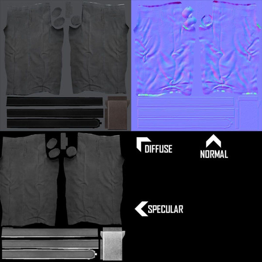 Business Man 01 A Low-poly 3D model_19