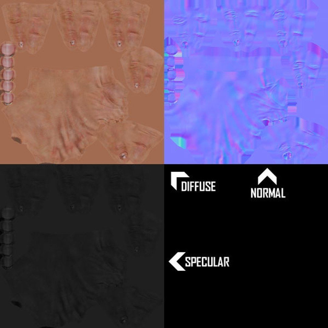 Business Man 01 A Low-poly 3D model_20