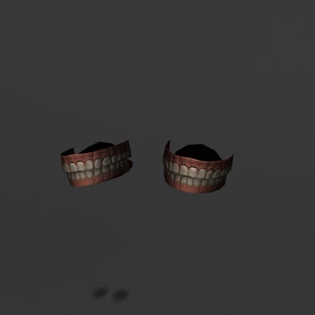 Two Headed Creature  Low-poly 3D model_12