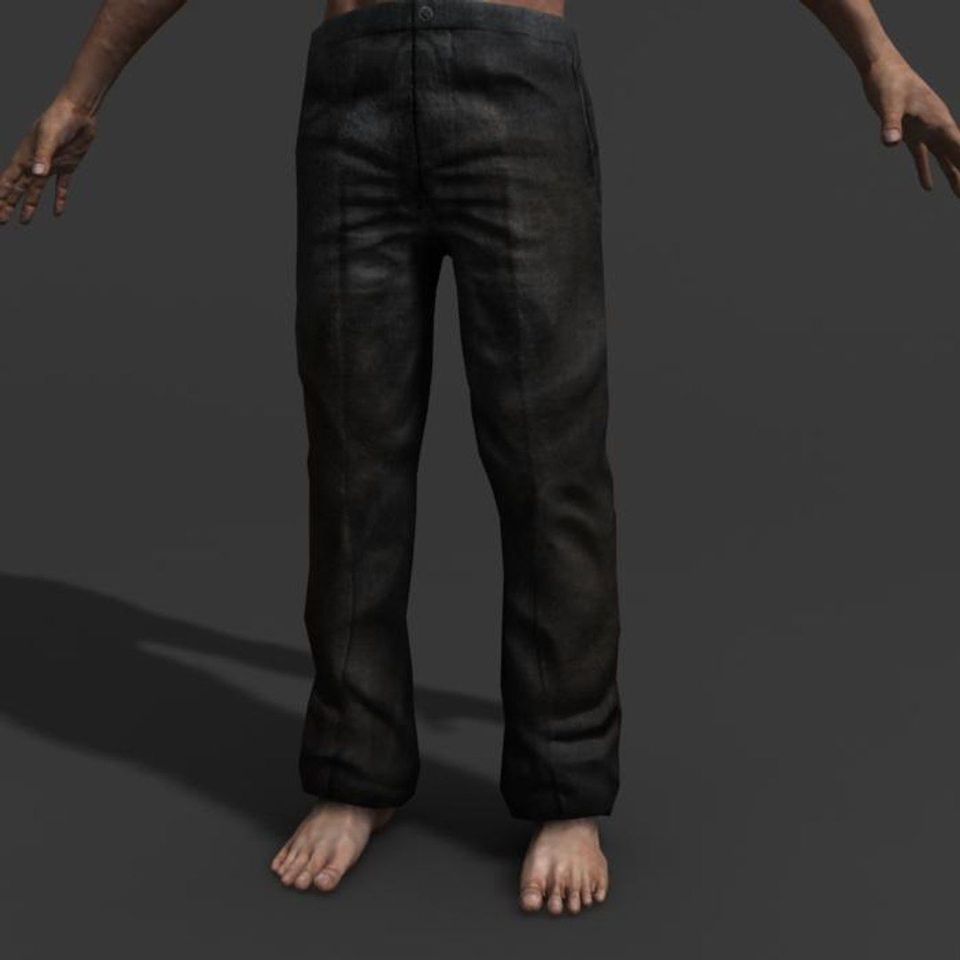 Two Headed Creature  Low-poly 3D model_13