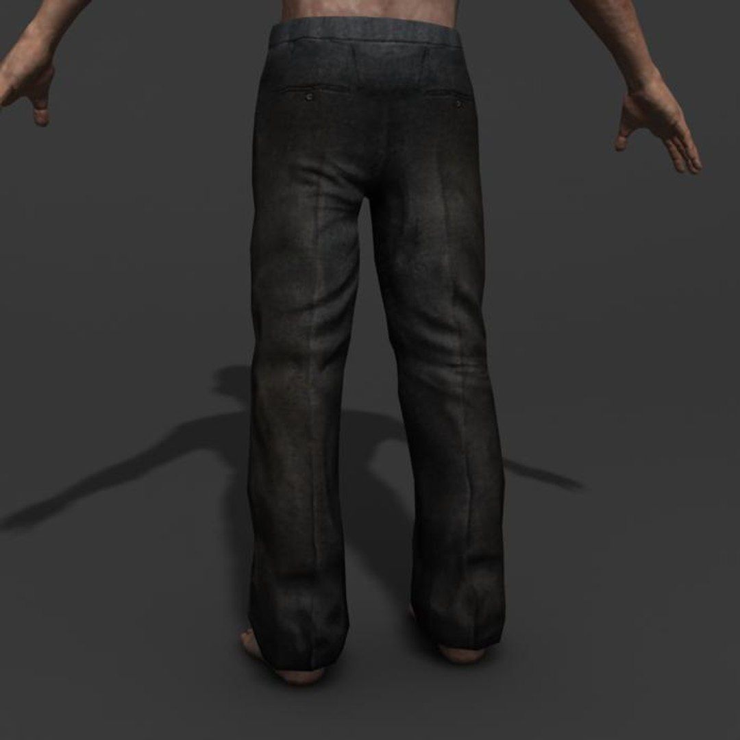 Two Headed Creature  Low-poly 3D model_14