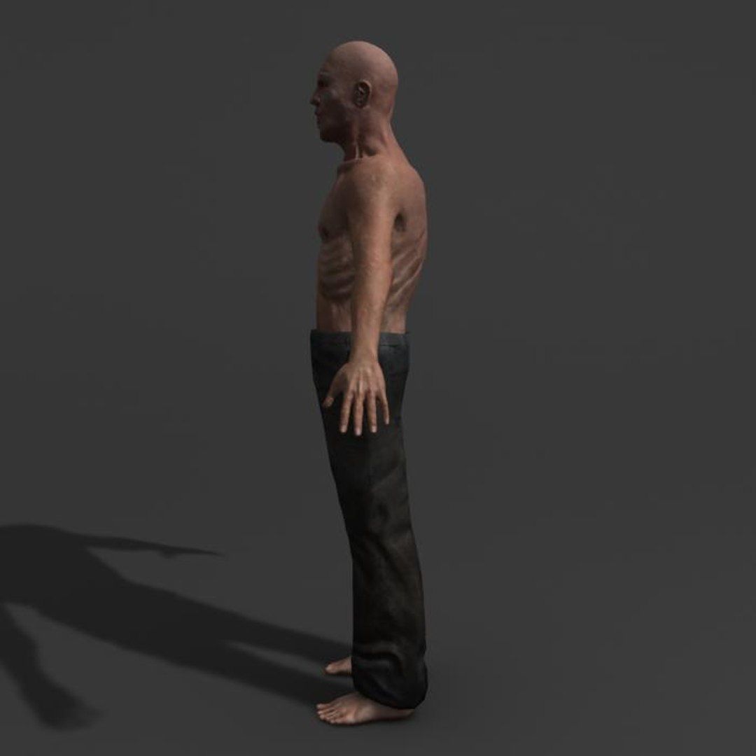 Two Headed Creature  Low-poly 3D model_18