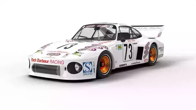 Porsche 935 79 1979 Wynns Le Mans Racing 3D model Porsche 935 79 1979 Wynns Le Mans Racing 3D model