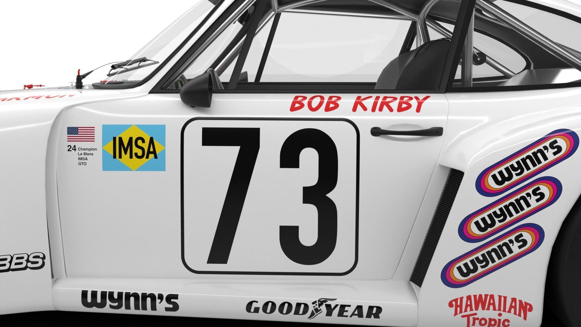 Porsche 935 79 1979 Wynns Le Mans Racing 3D model_14