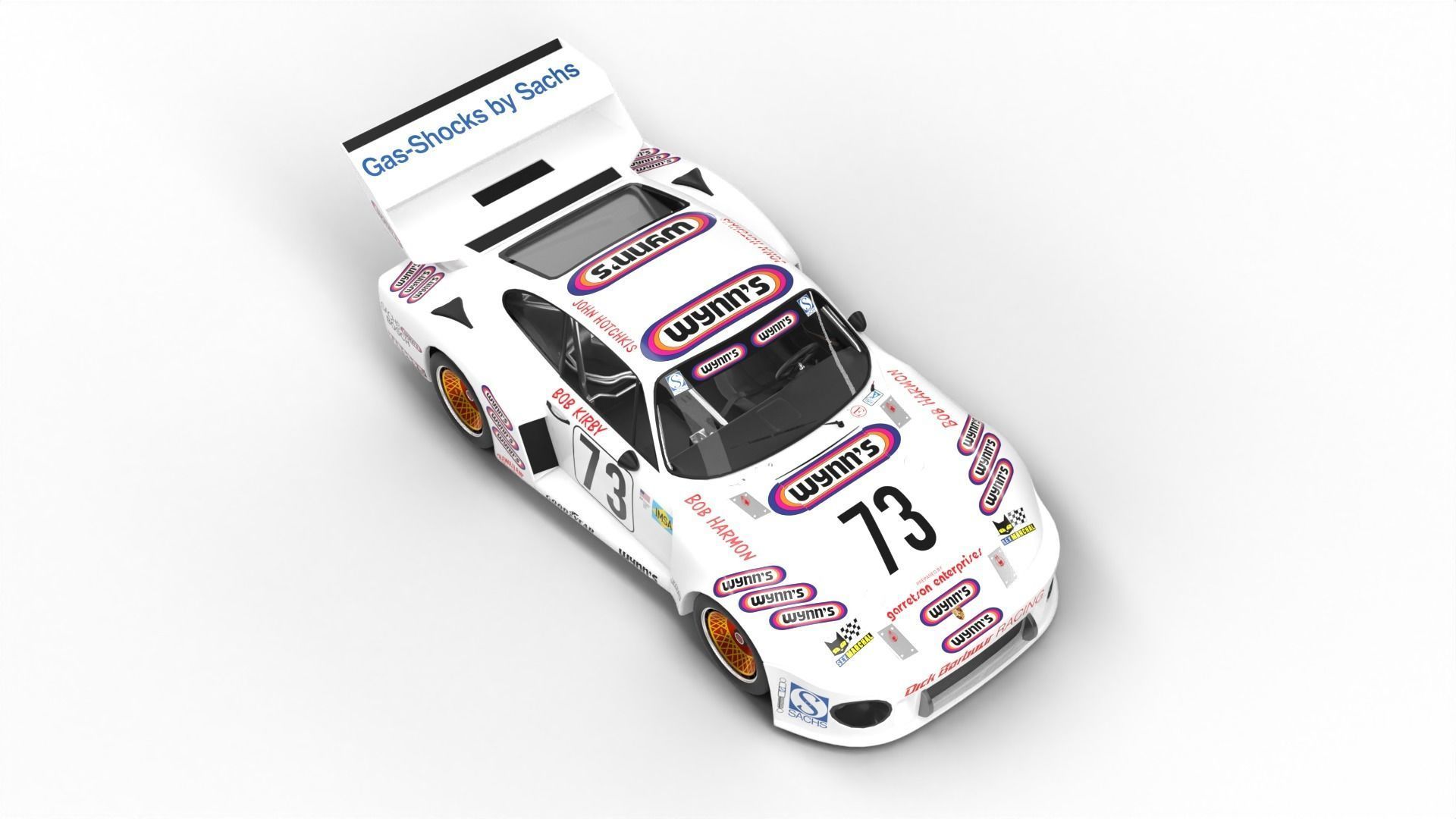 Porsche 935 79 1979 Wynns Le Mans Racing 3D model_12