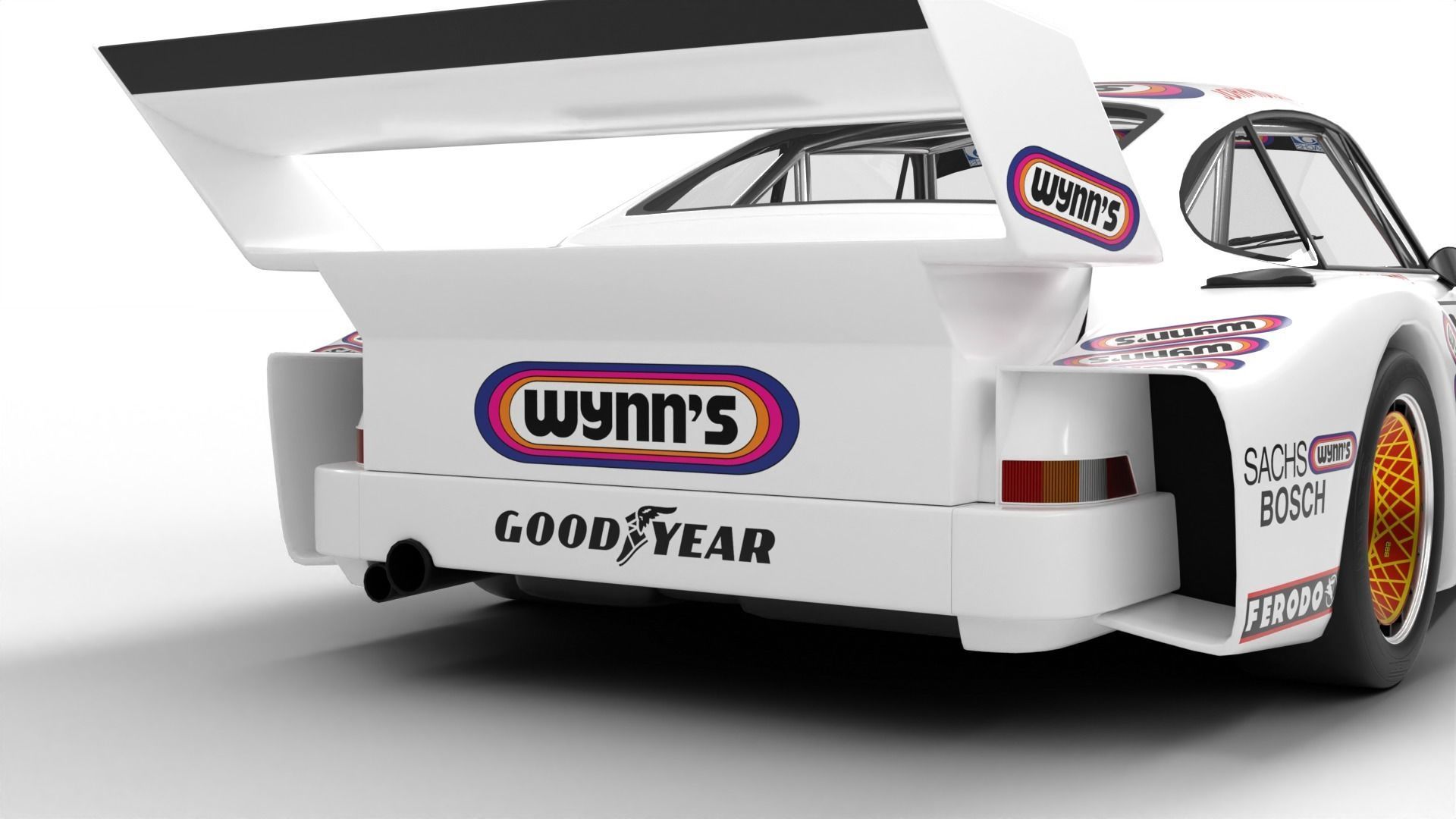 Porsche 935 79 1979 Wynns Le Mans Racing 3D model_7