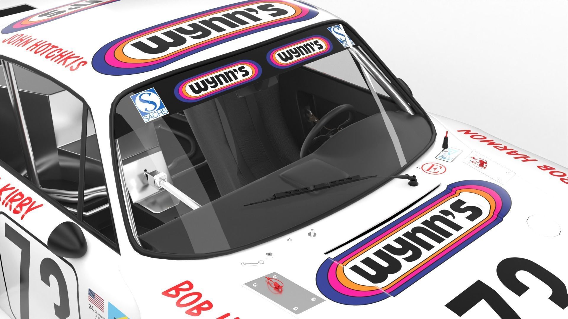 Porsche 935 79 1979 Wynns Le Mans Racing 3D model_9