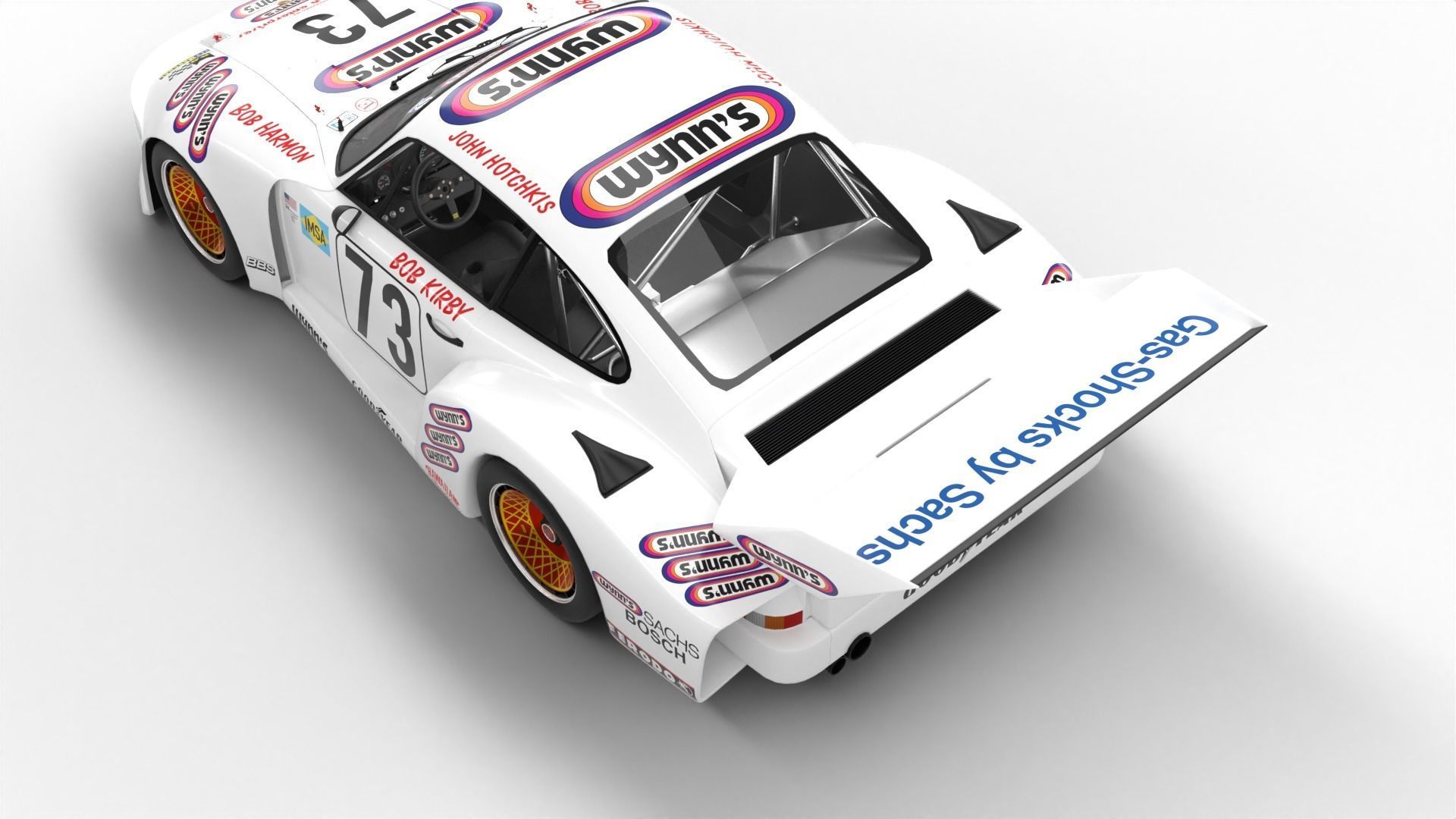 Porsche 935 79 1979 Wynns Le Mans Racing 3D model_13