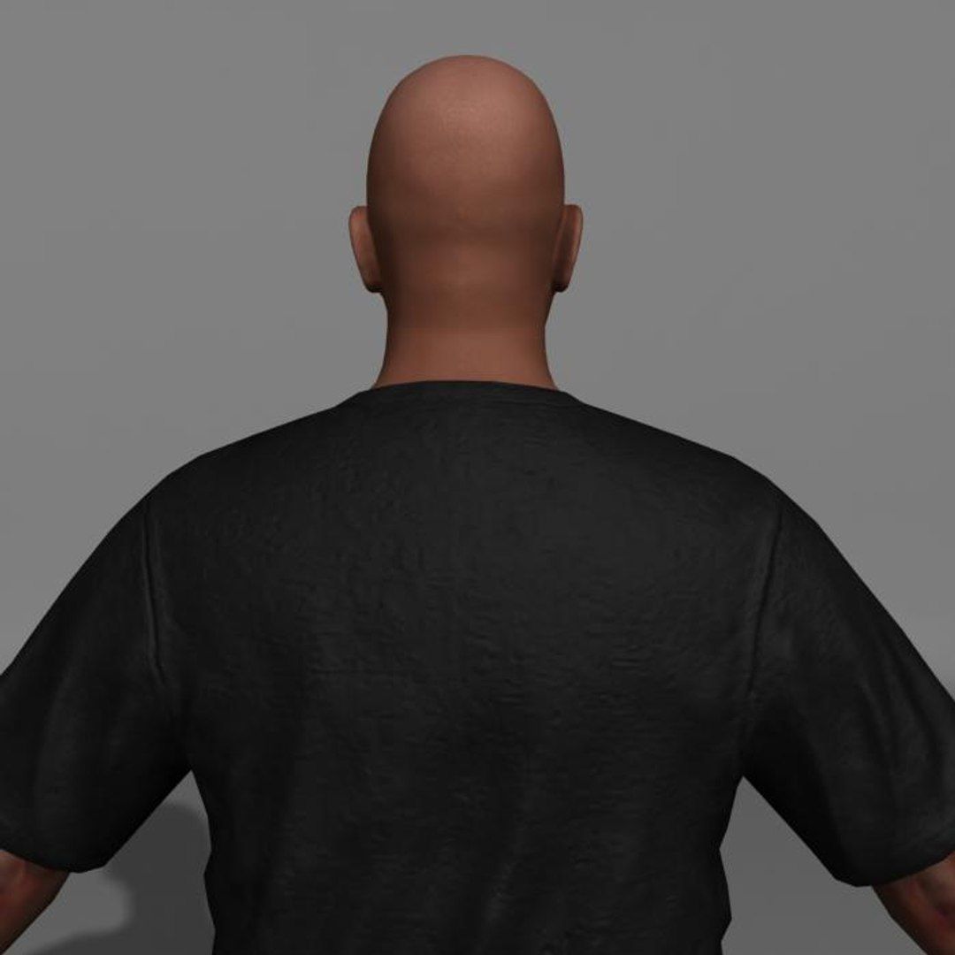 Gangsta Low-poly 3D model_9